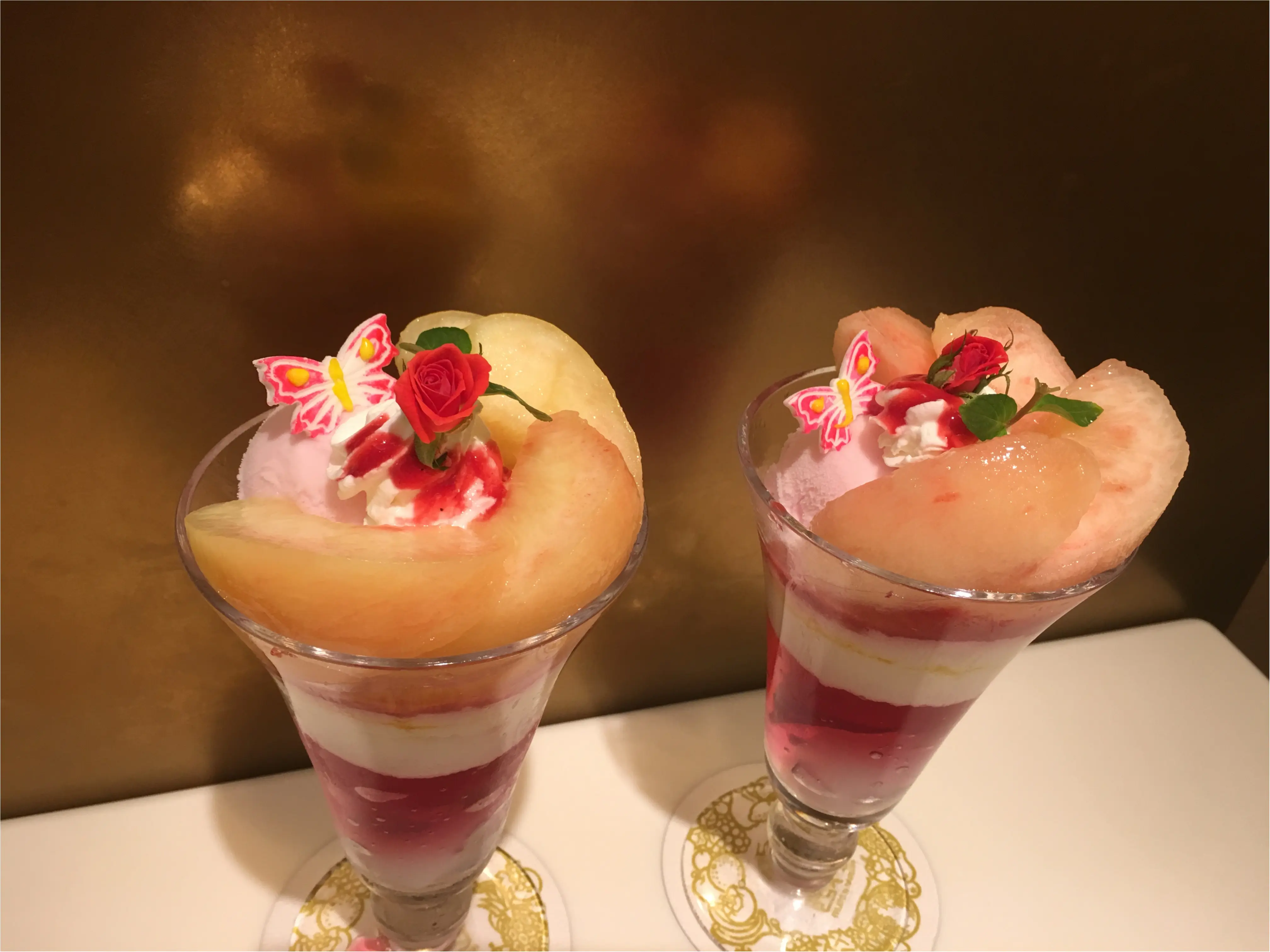 ♡桃をまるごと使った豪華パフェ【渋谷・西村フルーツパーラー】2300円♡モアハピ◡̈のぞみ♡_7