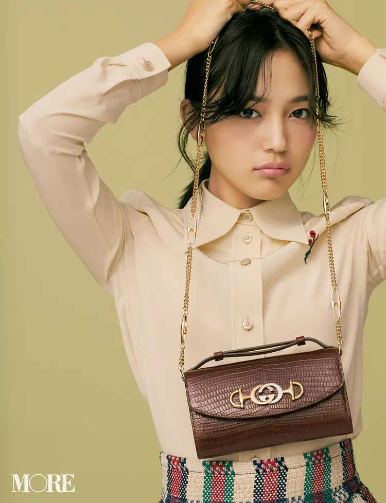 川口春奈 meets『GUCCI』♡ 可愛いも大人も似合う、私たちのバッグ選び 記事Photo Gallery_1_3