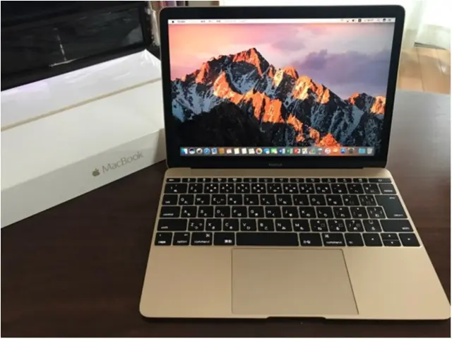 念願の【MacBook】!!スタイリッシュなデザインに惚れぼれです❤︎_2