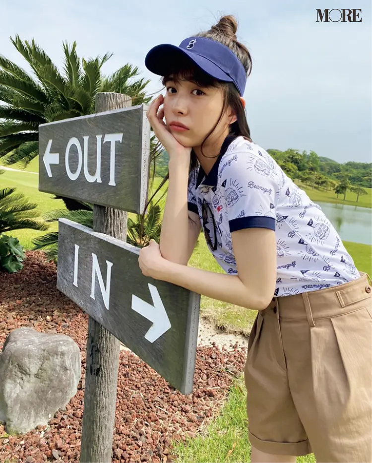 MORE8月号、井桁弘恵のオフショット