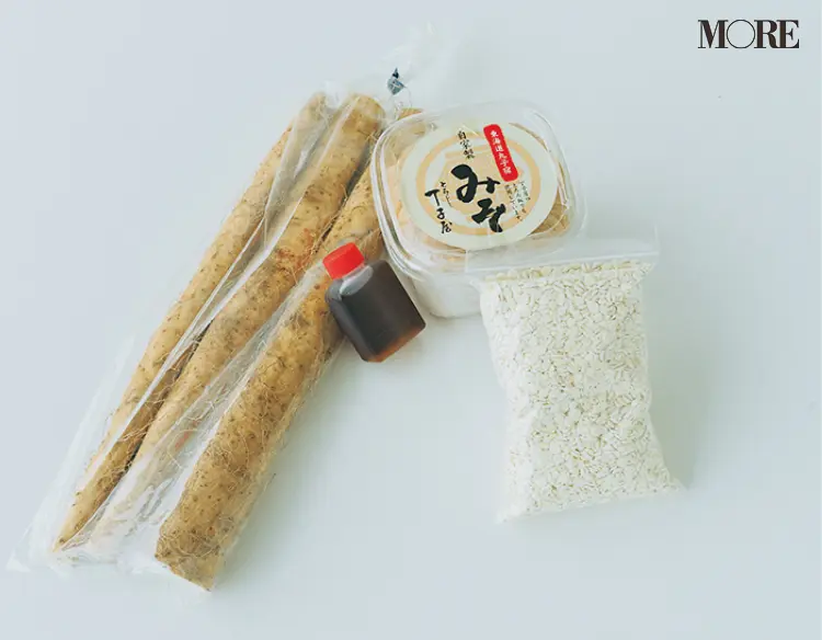 静岡県のおすすめお取り寄せグルメ「丁子屋」の自然薯・みそセット