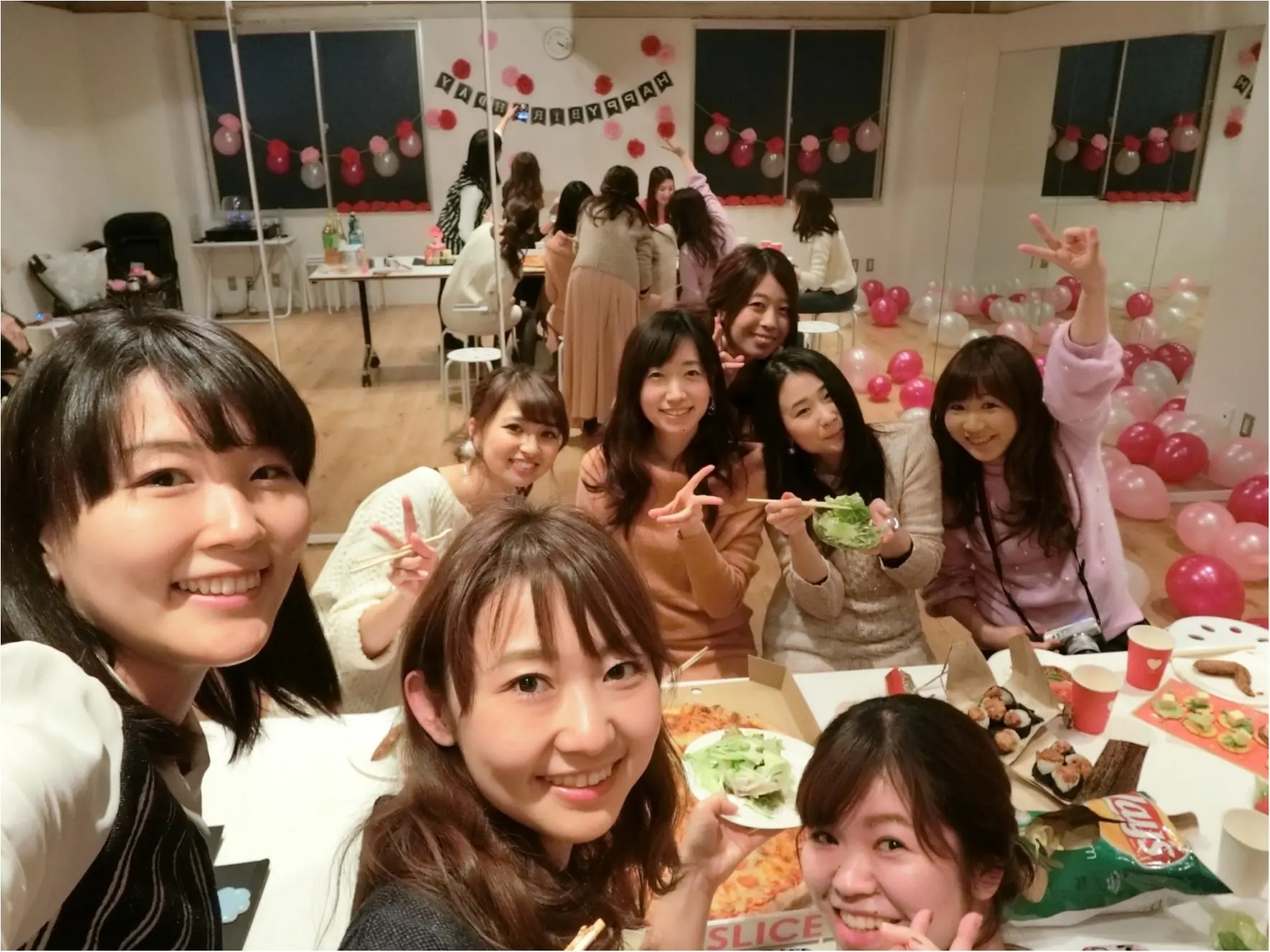 【❤︎手作りParty❤︎】レタルルーム×バルーン×フラワーペーパー×持ち寄りフードで♩プチプラParty✨≪samenyan≫_9