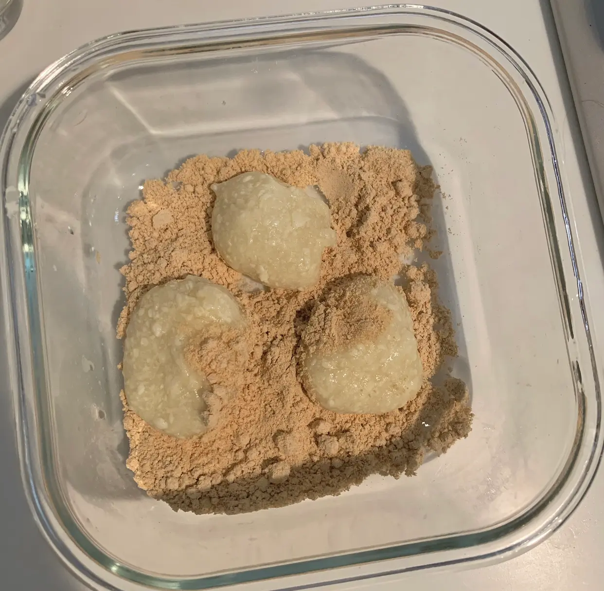 【レンジで簡単おやつ】ヘルシーな豆腐きな粉もち、作ってみました⑅︎◡̈︎*_4