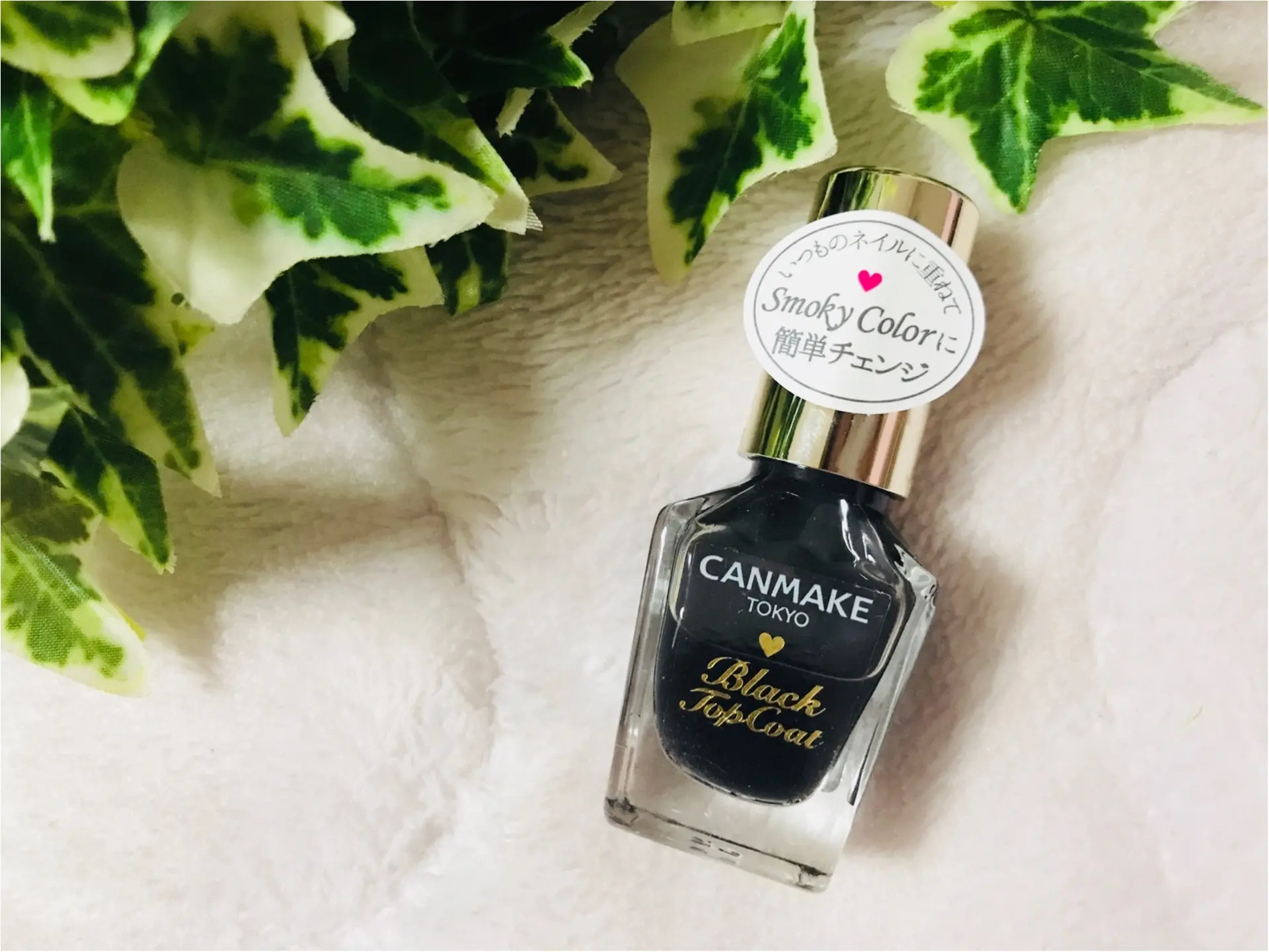 【キャンメイク】いつものネイルがスモーキーカラーに!《ブラックトップコート》が使える♡_3