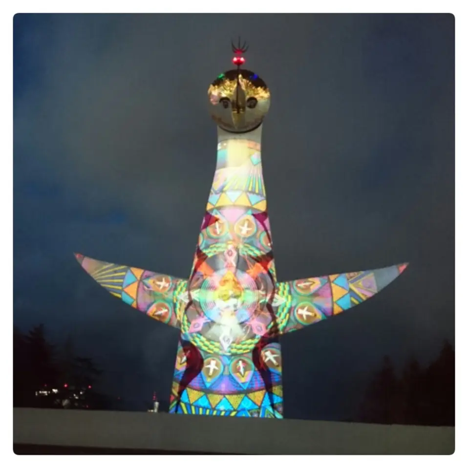 Xmasまでの特別イベント♡万博記念公園のプロジェクションマッピングは必見!!_3