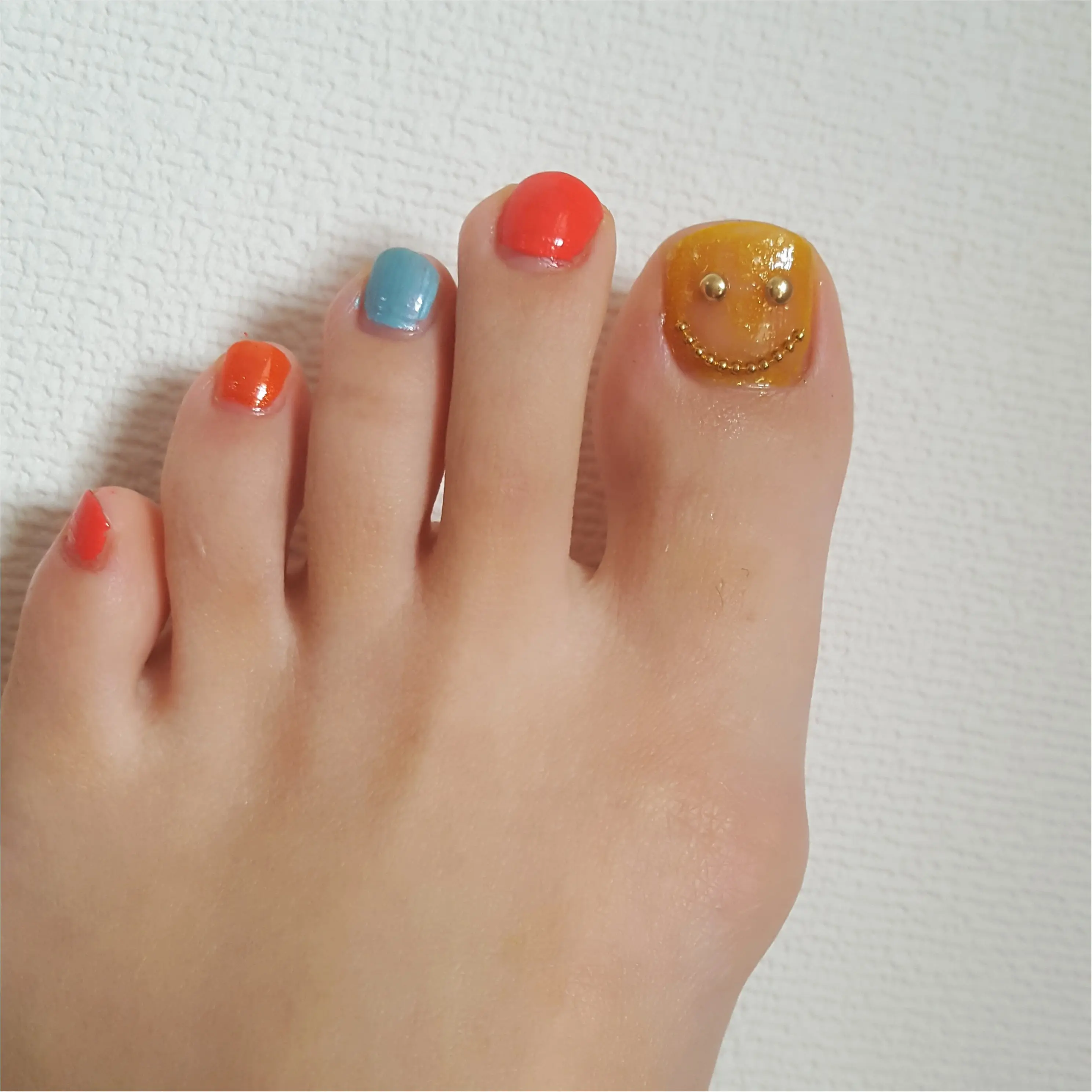 ウキウキGW☆ 足元は初夏の陽気~休日ネイル~_4