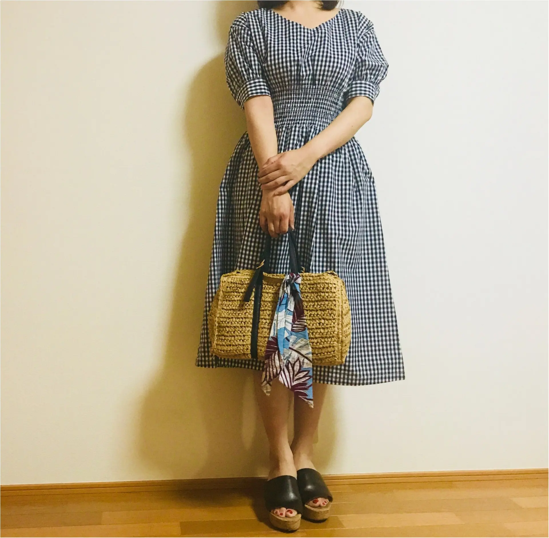 【AG by aquagirl】今春夏★注目度No.1の《ギンガムチェック》をコーデの主役に❤︎コレ1枚でさらっとオシャレに着こなせる“ワンピース”は1枚は持っておきたい!_3