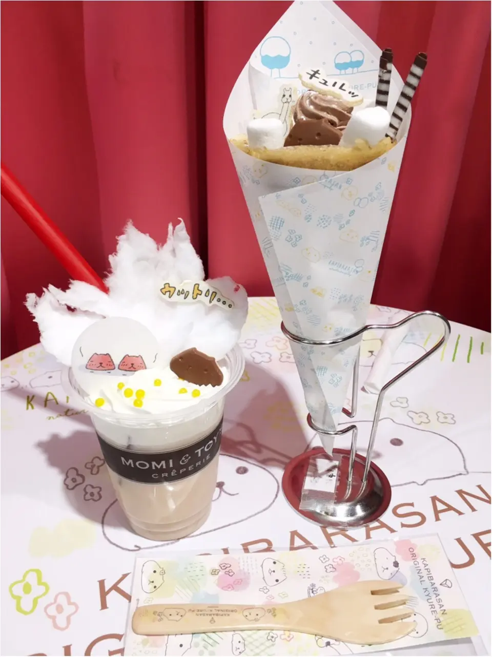 カピバラさんコラボクレープ屋さんが登場♡♡♡あまりの可愛さに…_5