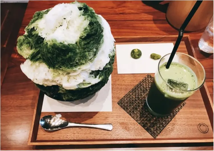 抹茶好き必見!!口に入れた瞬間さっと、溶けてなくなる✨無重力かき氷✨_4