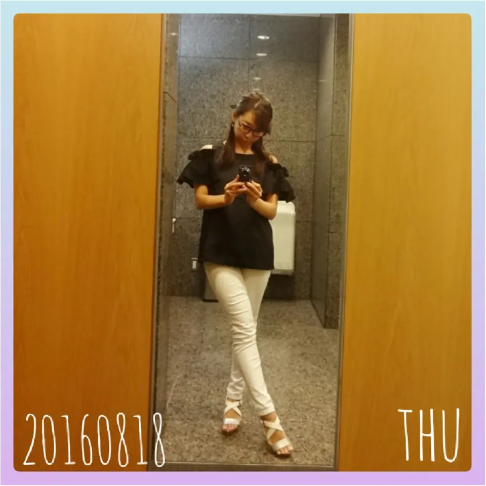 お盆過ぎたら秋っぽコーデ♡オフィスコーデ0815-19♡479ぱるるん_4