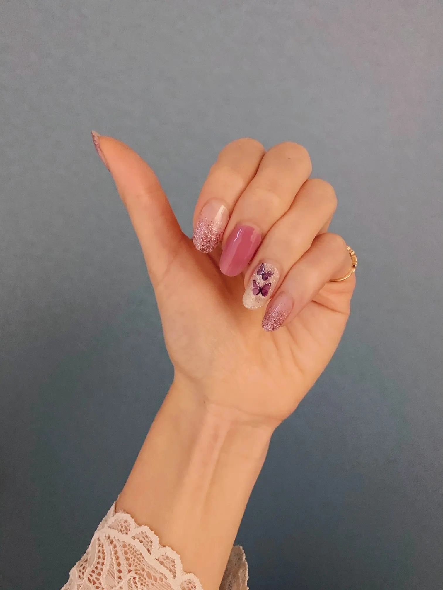 【貼るだけ960円ネイル】10月は蝶モチーフに♡_3
