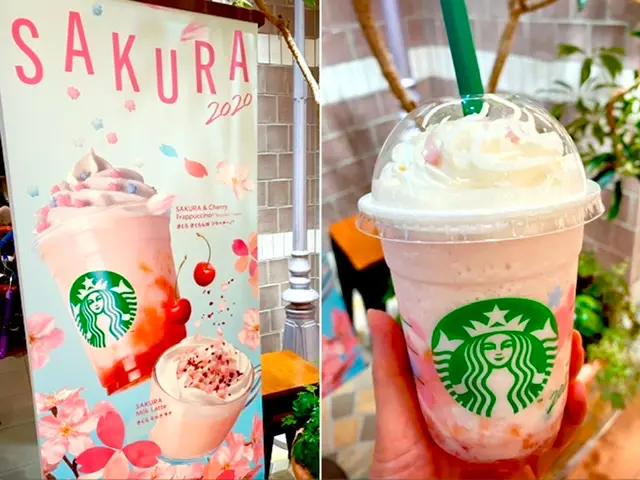 【スタバ新作】隠し味は◯◯!果肉感たっぷり《さくら さくらんぼ フラペチーノ》♡_2