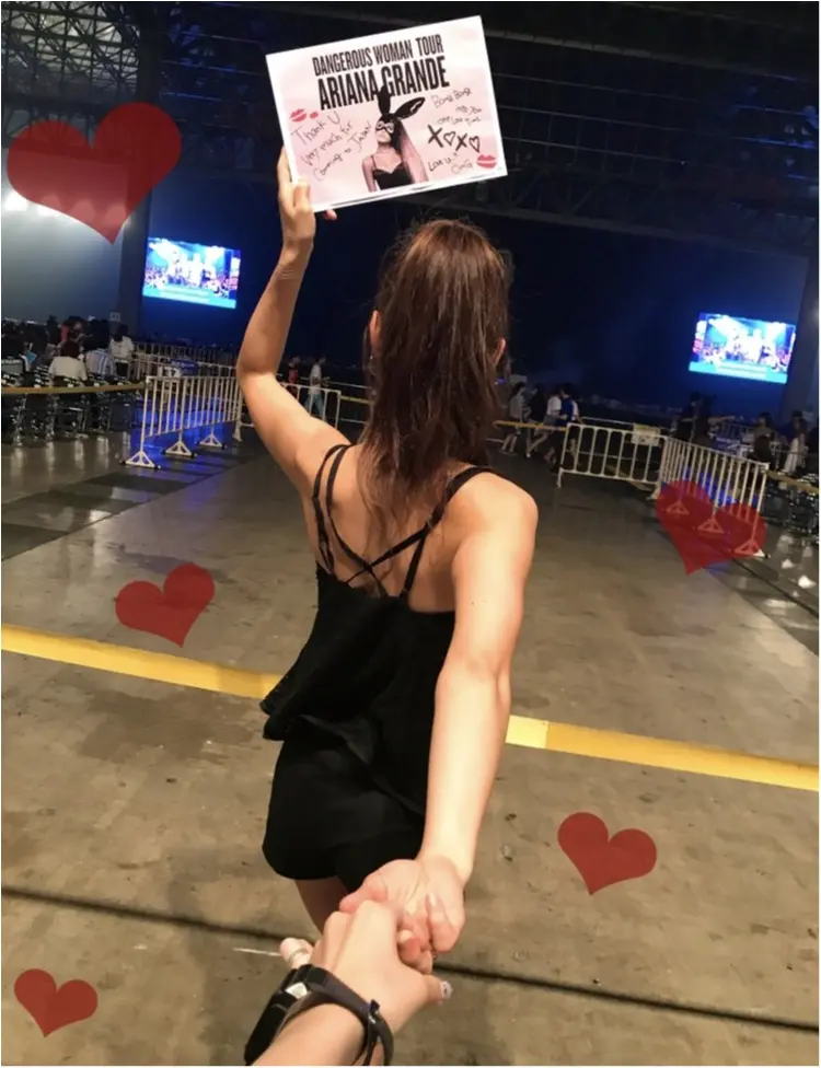 【❤︎❤︎❤︎】アリアナグランデ #dangerouswomantour に行ってきたああああ!!_3