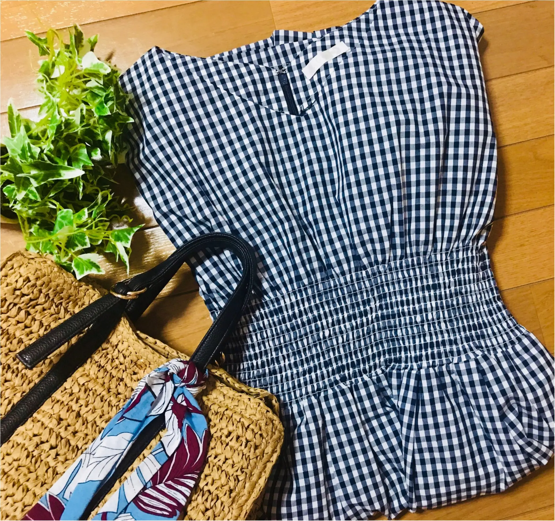 【AG by aquagirl】今春夏★注目度No.1の《ギンガムチェック》をコーデの主役に❤︎コレ1枚でさらっとオシャレに着こなせる“ワンピース”は1枚は持っておきたい!_1