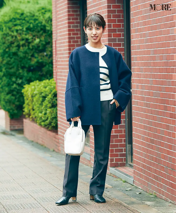 『イエナ』webスタッフ鈴木さんのコートの着こなし