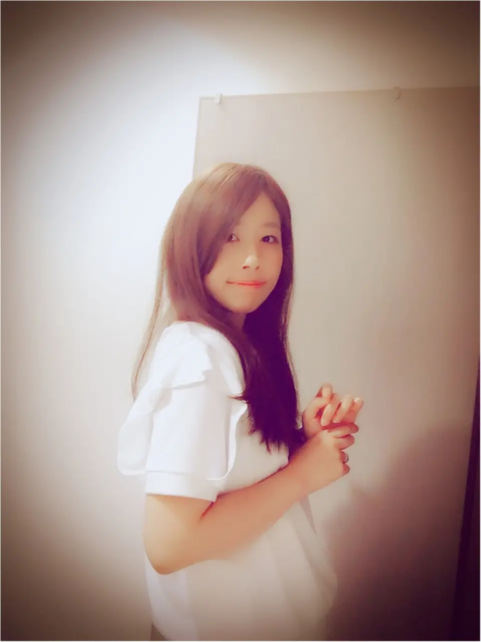 しまむら白Tが大活躍。ヒザ下青プリーツで爽やかにbyじゅな_4