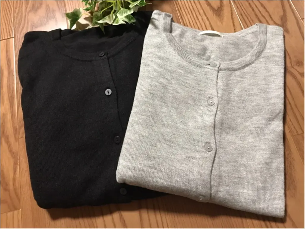 【GU】ALL1,000円以下★春でも冬でも使える万能《ウォッシャブルカーディガン》がお買い得!!_1