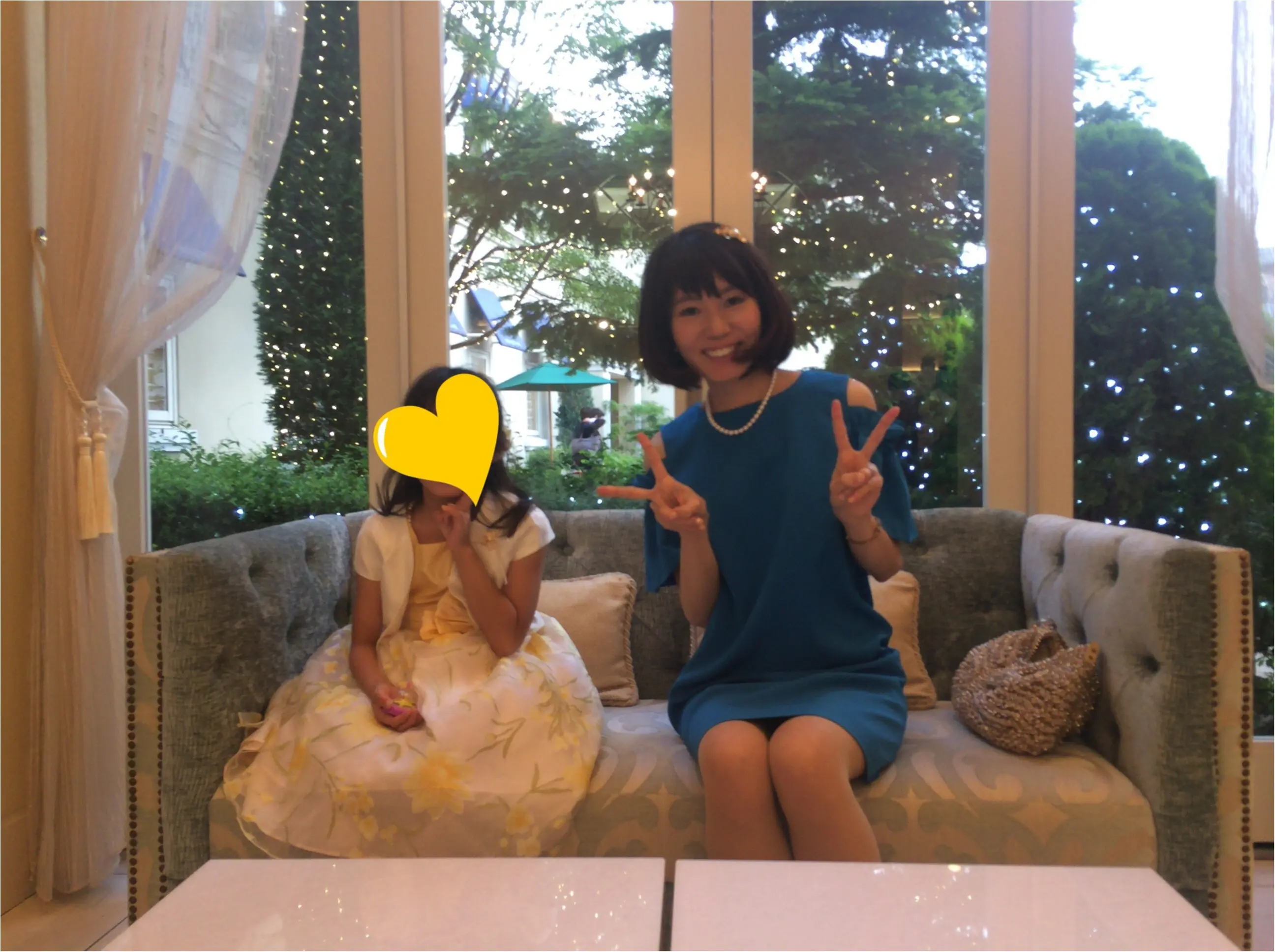 お呼ばれも【きれい色】ショルダーオープンが今どき!《二の腕OK》スカイブルーなワンピースで結婚式へ♡_8