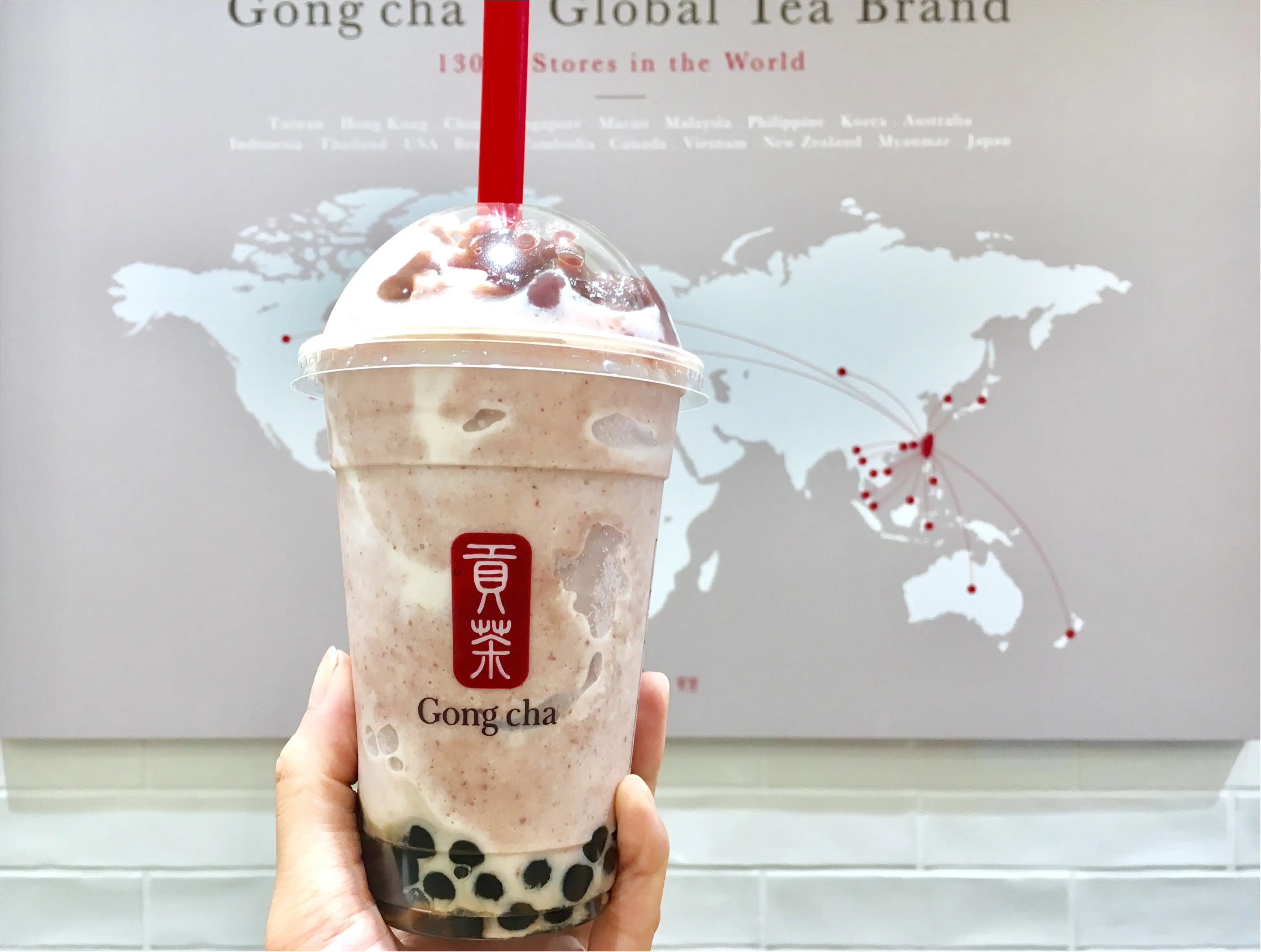 つぶつぶモチモチの幸せ❤️【Gong cha -ゴンチャ-】の《あずきスムージー》が絶品!_4
