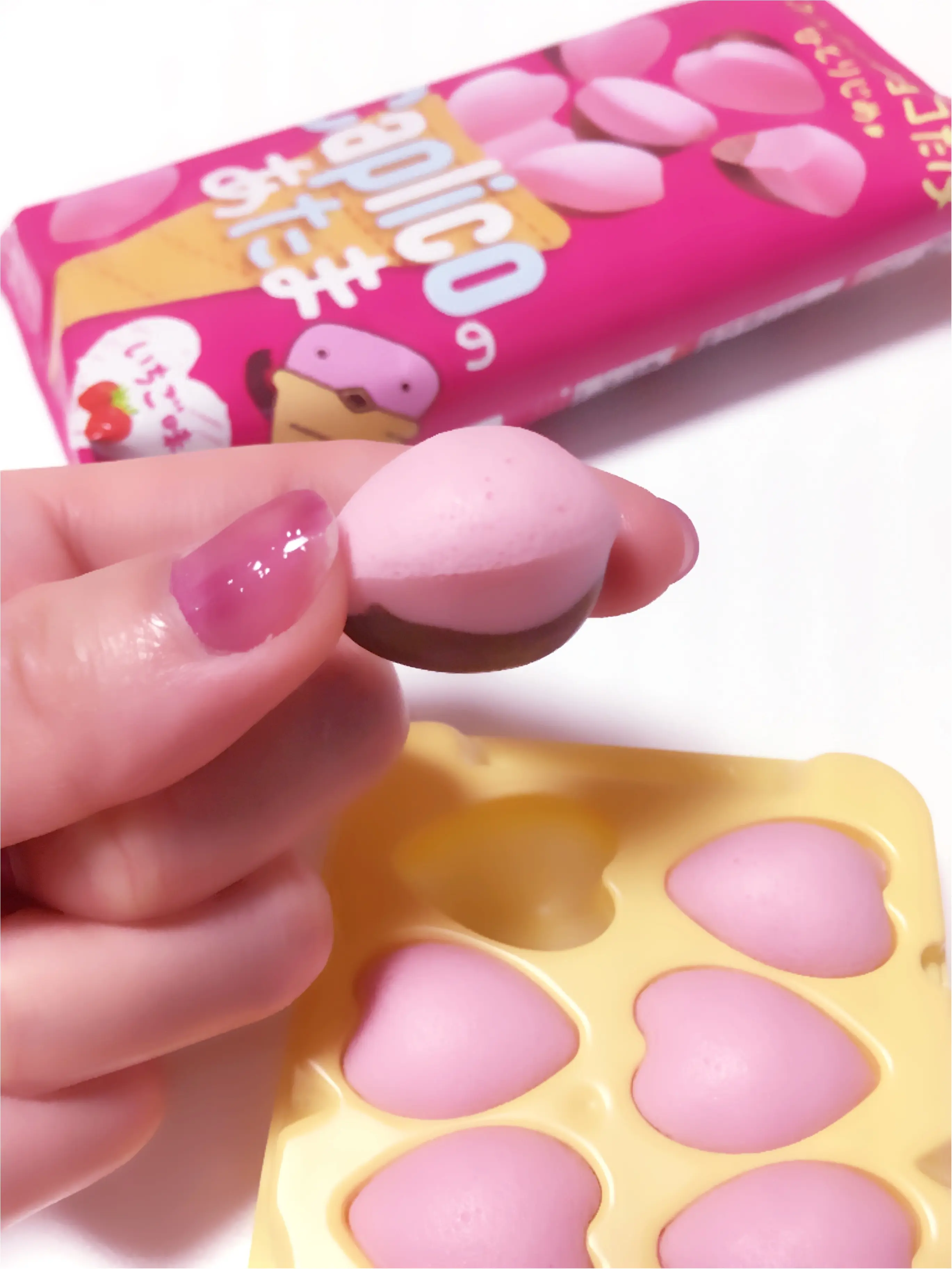 あのロングセラーお菓子がかわいく進化♡『カプリコのあたま』食べてみました(*´ ˘ `*)♡_4