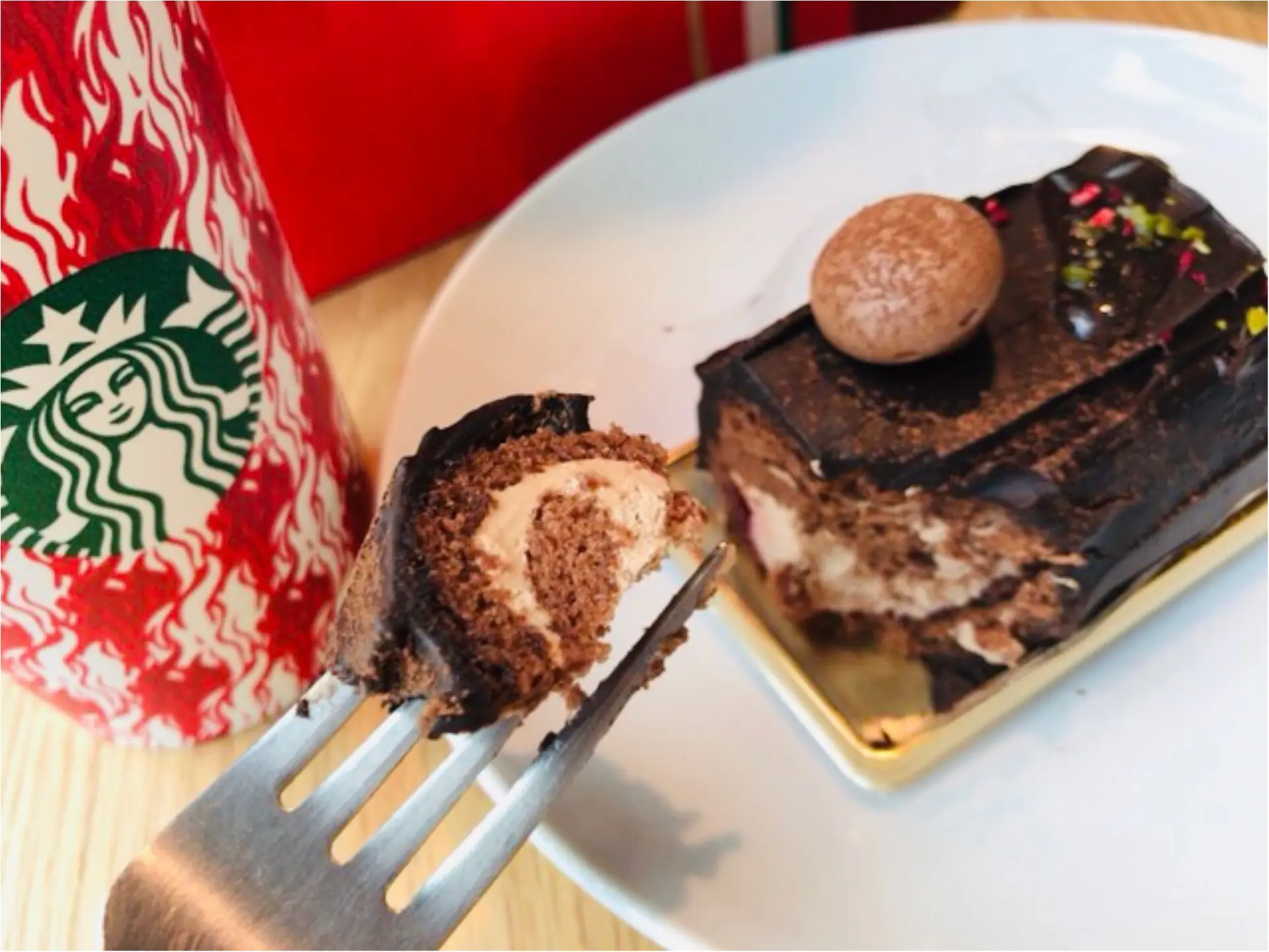 【スタバ】絶対食べて!新作クリスマスフード《ブッシュドノエル》が可愛すぎる♡_3