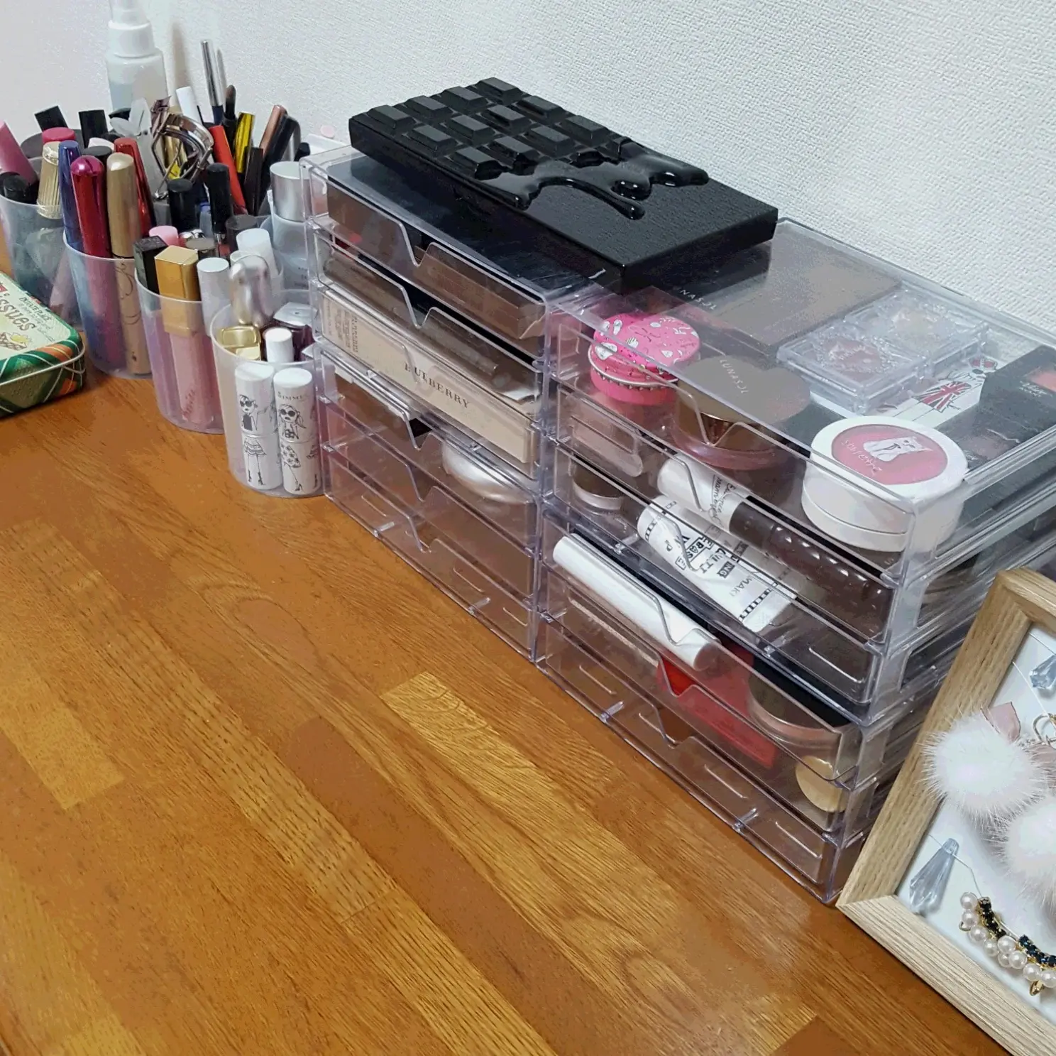 メイク収納みなさんはどうしてますか?クリアケースで統一したmyドレッサーを紹介☆_6