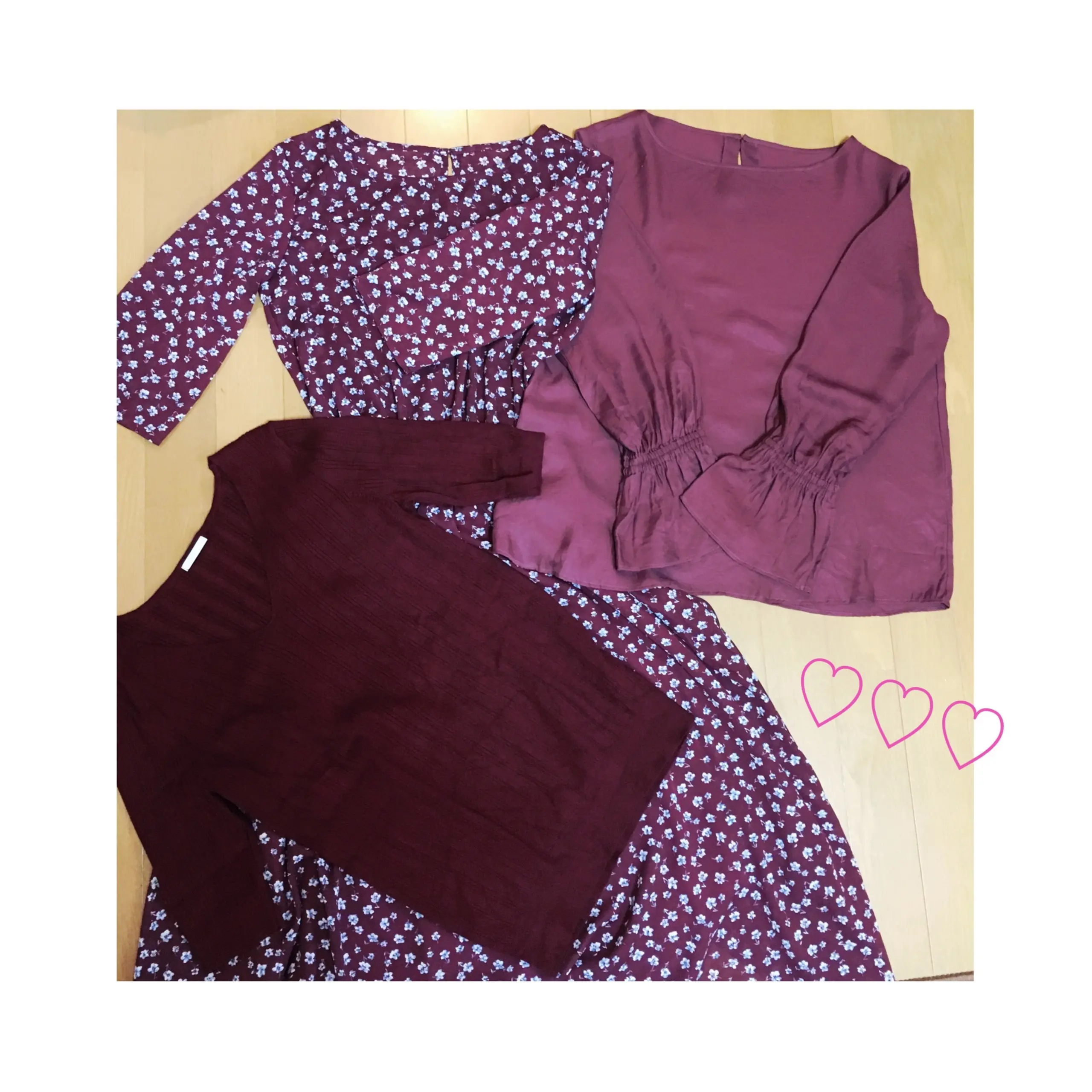 《FLAG SHOP&GUでget★!》本当に使える【ワインレッド】itemまとめ❤️_1