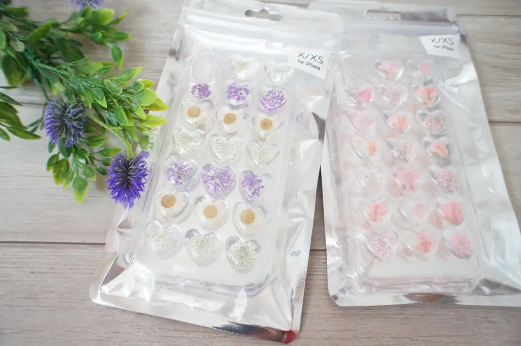 《まさかのワンコイン¥500+税❤️》【3COINS】の押花スマホケースがかわいすぎる☻!_2