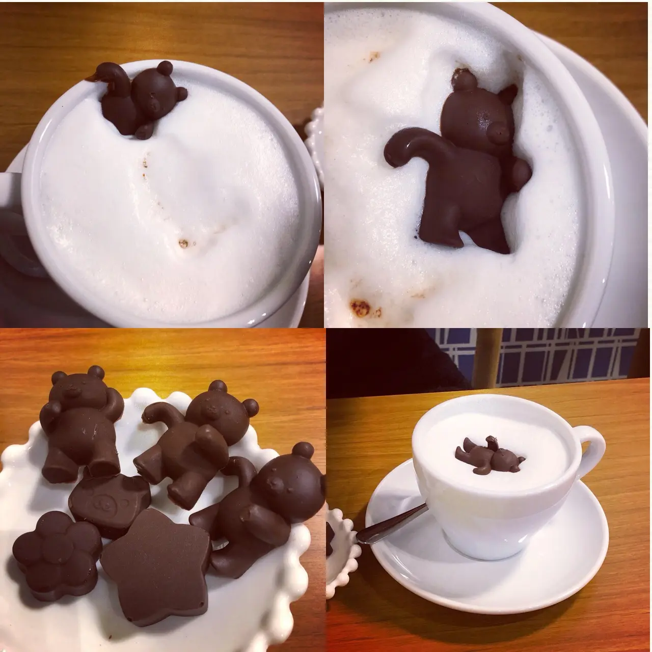 <福岡*博多>くまさんを沈める?!念願の冬季限定ドリンクを求めて人気のカフェへ行ってきました!♡_6