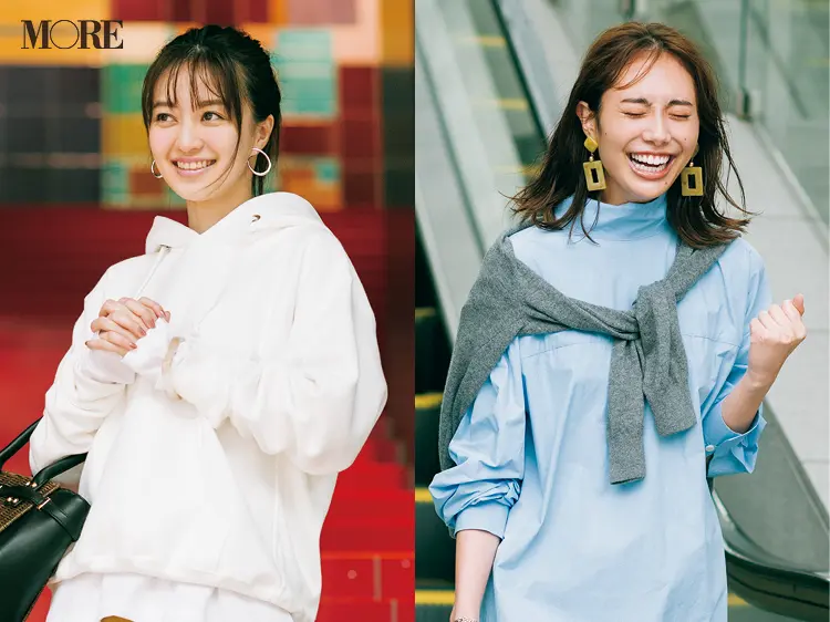 連載最終回! 仕事と恋愛、それぞれのハッピーエンド♡ パンツ派巴瑞季・スカート派りな「秋ボトムに何合わせてく?」着回し30日目_1