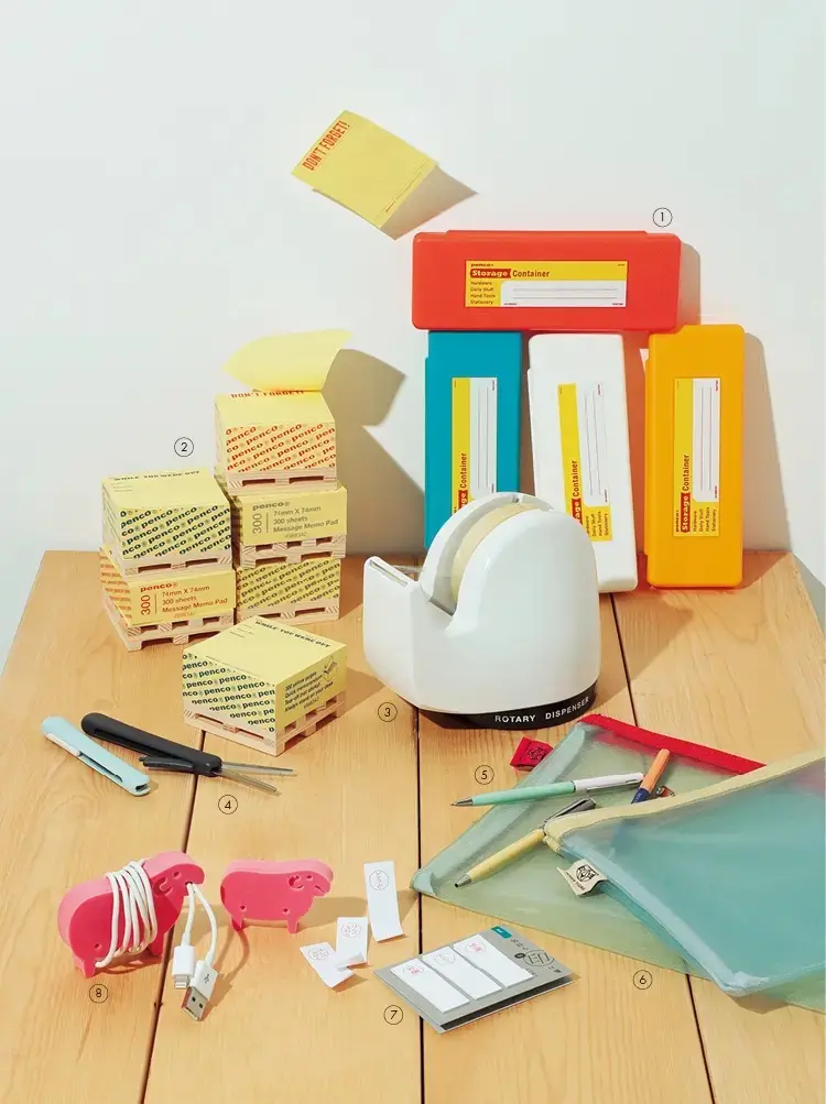 おちゃめ文具8点