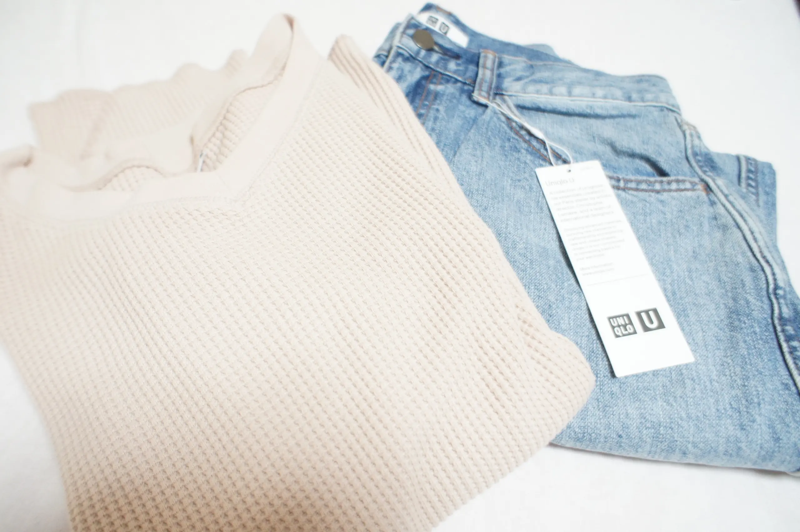 《SNSでも話題沸騰❤️》【Uniqlo U(ユニクロユー)】ハイライズワイドストレートジーンズがかわいい☻_3