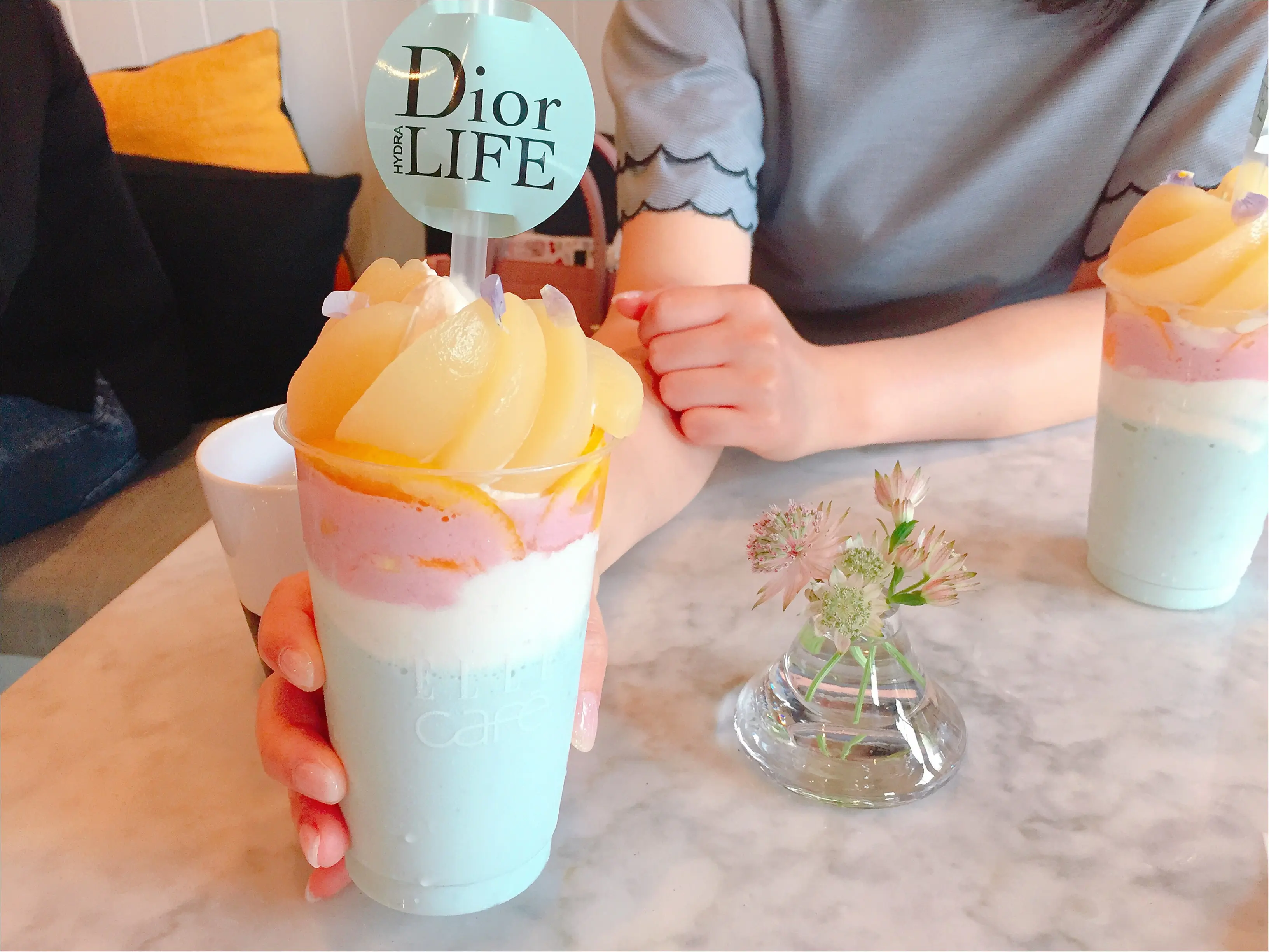 6/30まで!フォトジェニックで大人気『ELLEcafe(エルカフェ)』とDiorコラボのパステルボンボンが飲めるのは今だけ!!_2