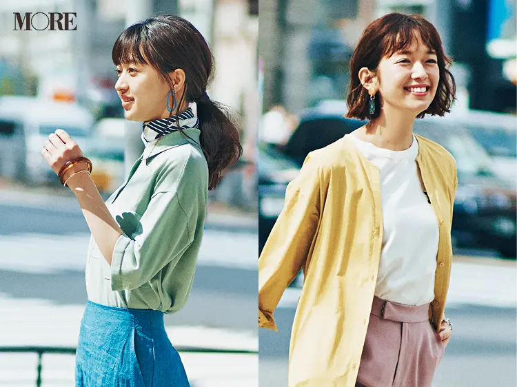 最終回 顔も知らないあの子 ありがとう 佐藤栞里 逢沢りな着回し連載 毎日きれい色 30日目 ファッション コーディネート 代 Daily More