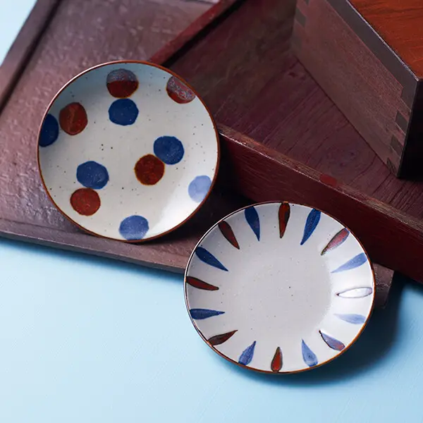 オーサムストアの人気和食器「ミニプレート「Multi Dot」/ 「Multi Drop」」