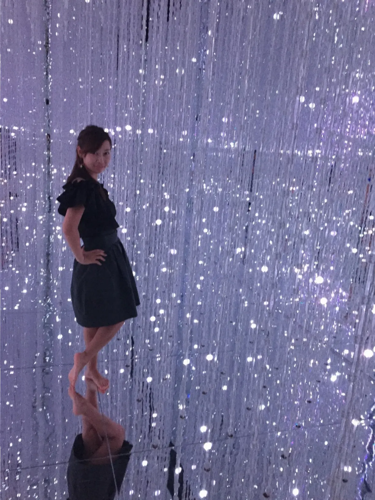 【夏のお出掛けスポット/DMM.プラネッツ Art by teamLab】水に浸かったり仰向けになったりして鑑賞する『デジタルアート』が幻想的✨8/31まで!お台場に急げ♩≪samenyan≫_7