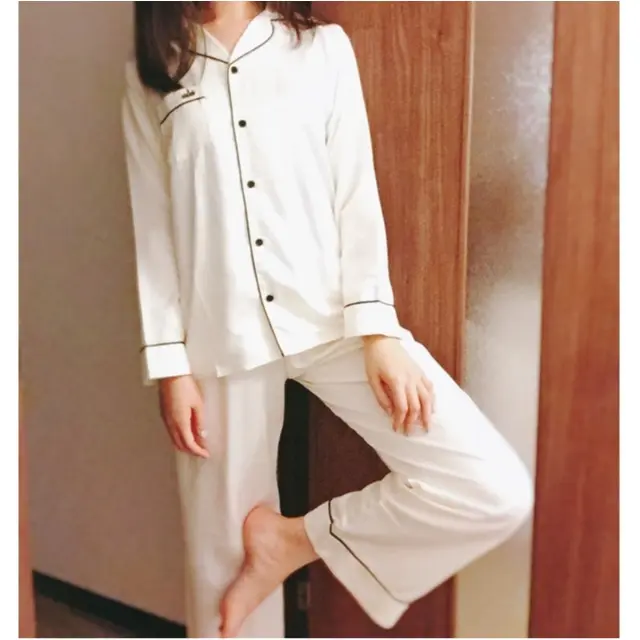 【GUパジャマ】可愛いうえにプチプラ!あなたはどのタイプを選ぶ?GETしたサテンパジャマを着てみました♡_5