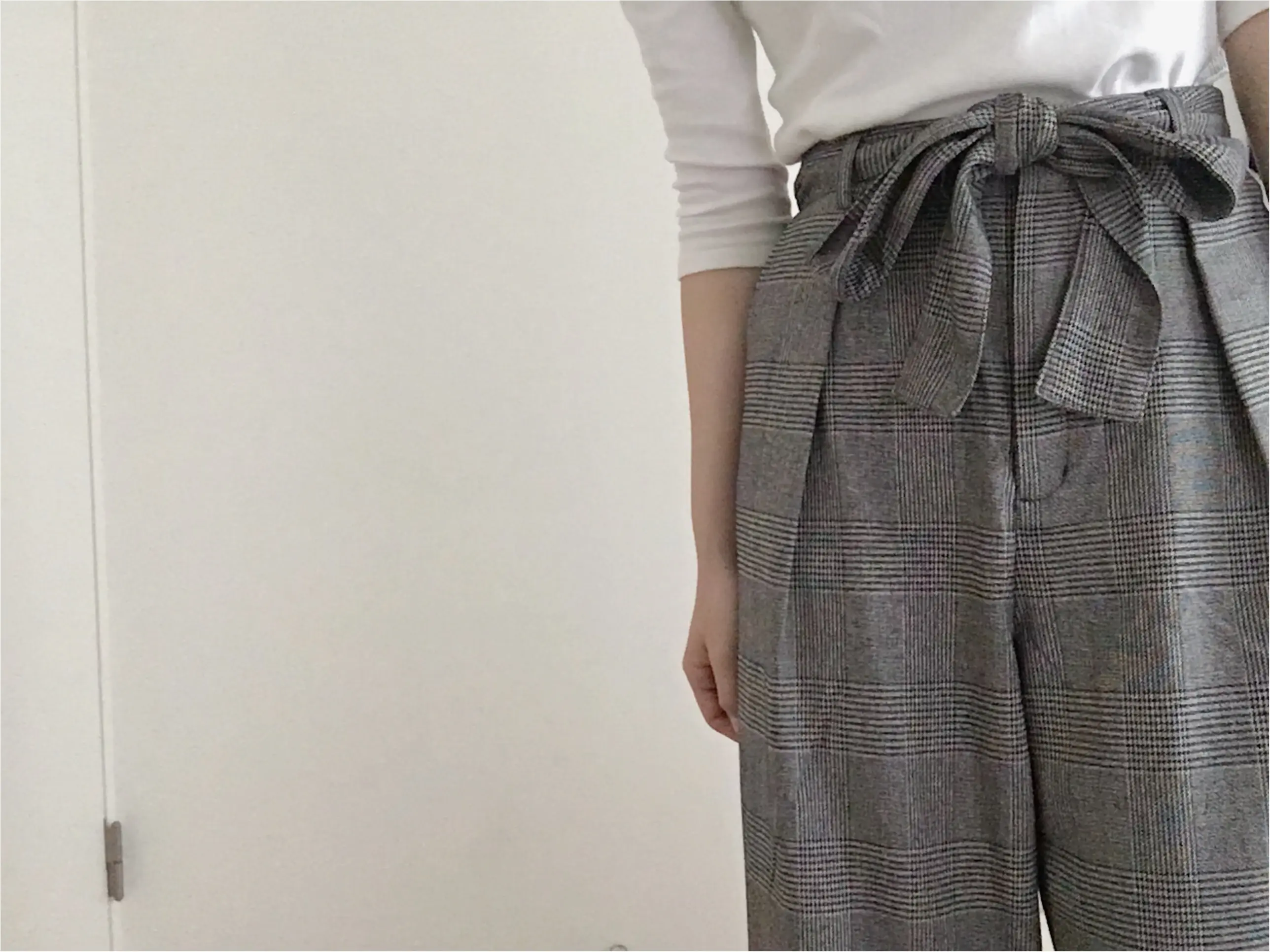 流行りの柄はプチプラで!【GU】グレンチェックのパンツとジャケット購入しました!_3