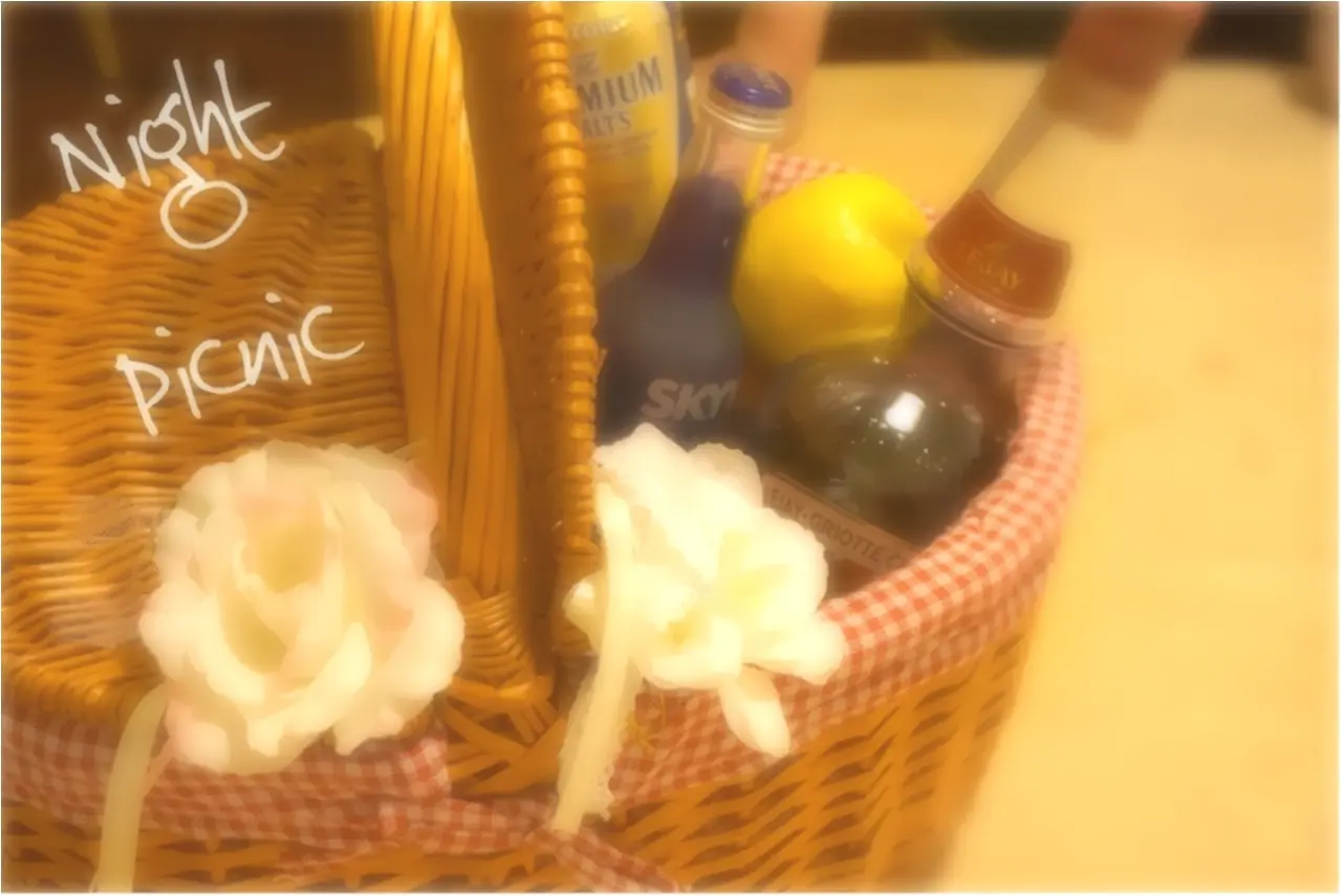 レンタルスペース【one kitchen】で夜ピクニック⁉️ルジェフルーツジャーでお洒落カクテルparty( ´ ▽ ` )ノ_2