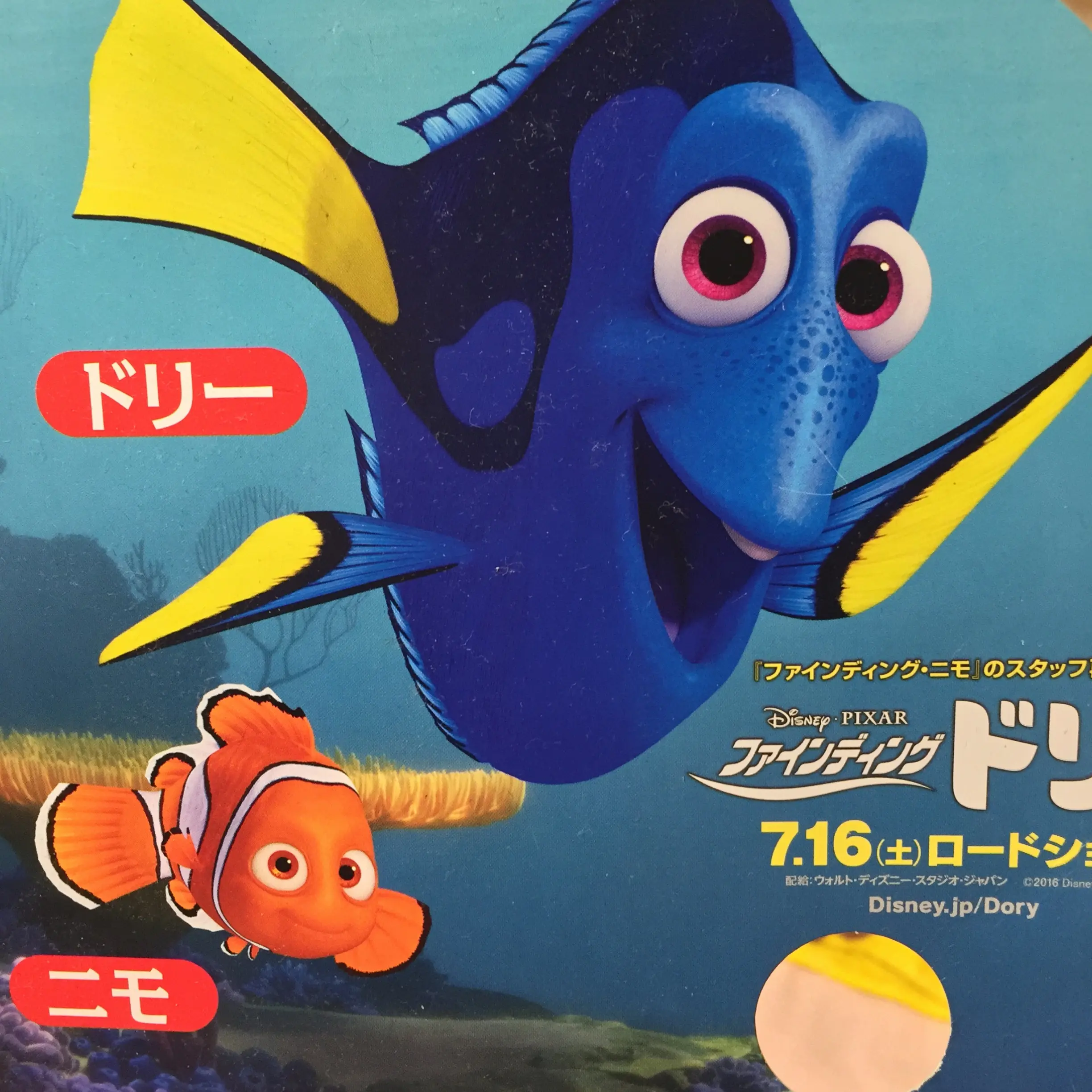 泣きたい人"ニモ"、笑いたい人"ニモ"❤︎映画《ファインディング・ドリー》を見てきました♪_2
