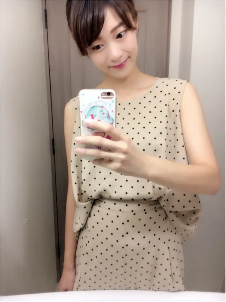 【GU】残暑コーデにぴったり❤️インスタで話題の《ドットセットアップ》をゲット!_3