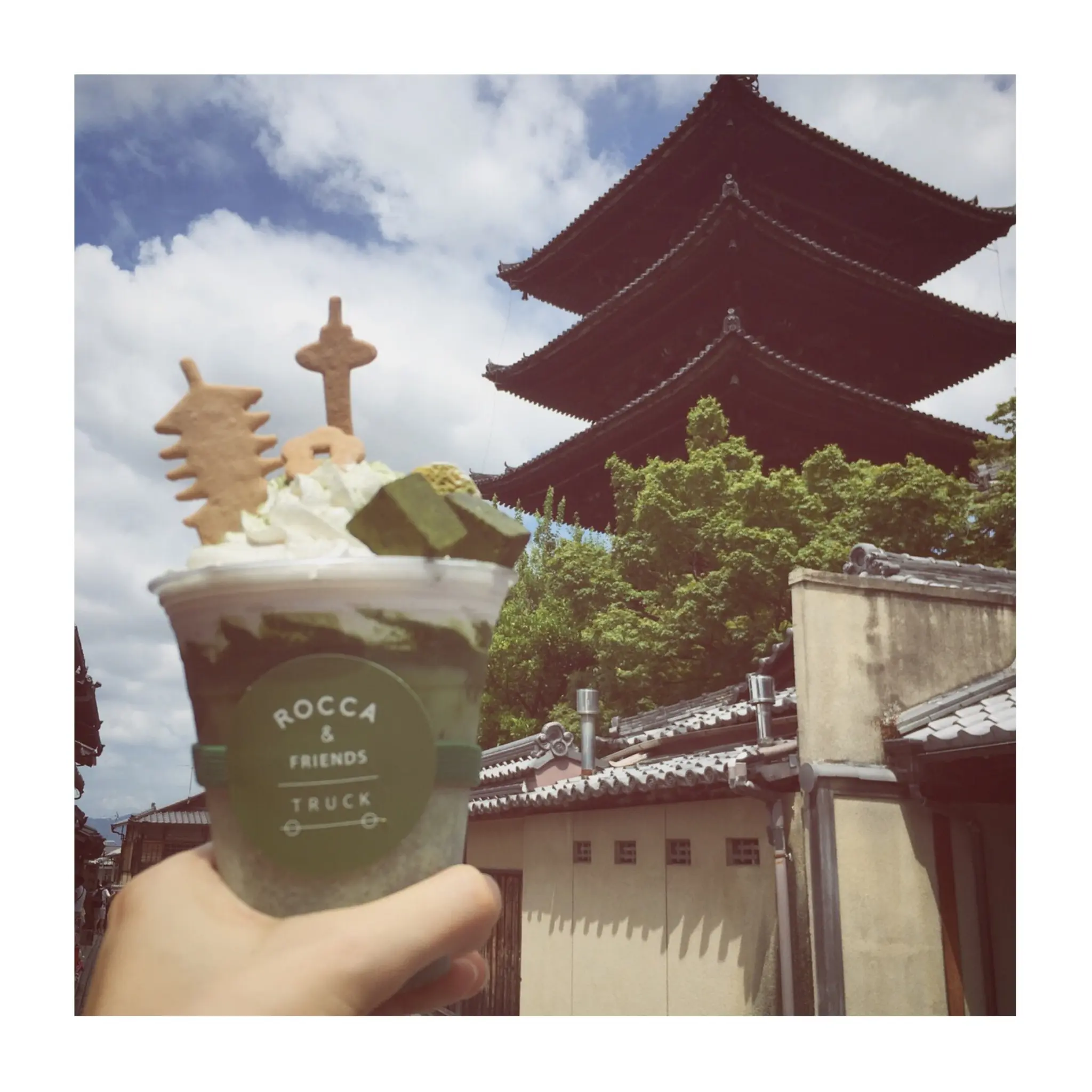 #5【#cafestagram】❤️:《京都》に行ったら絶対飲みたい!ROCCA&FRIENDS TRUCKの抹茶ラテがかわいすぎる◡̈_5
