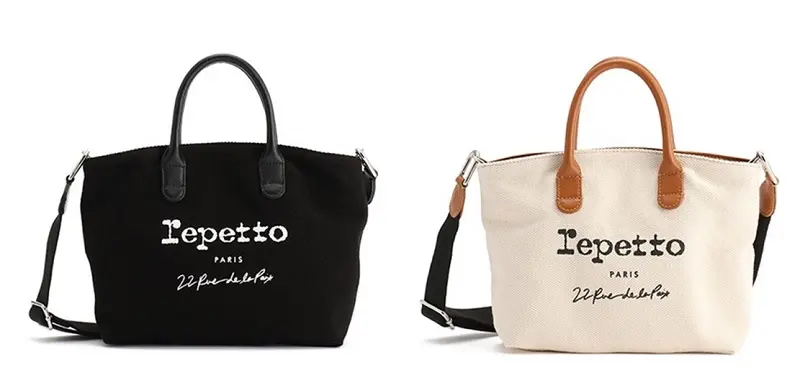 Repettoのミニサイズ キャンバストートバッグ