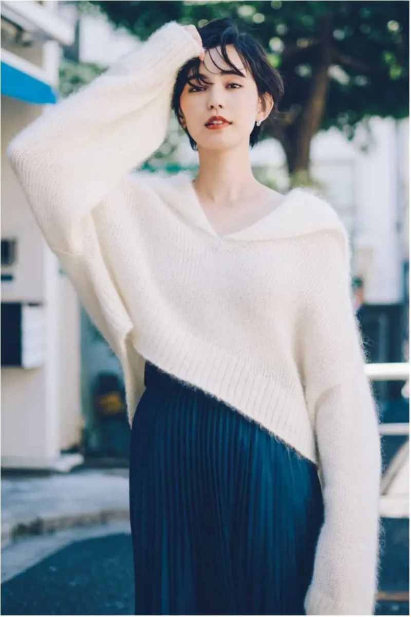 2018年秋のファッション ニット4