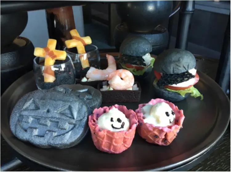 【ハロウィン】アマン東京の定番!ブラックアフタヌーンティーもハロウィン仕様に♡_4