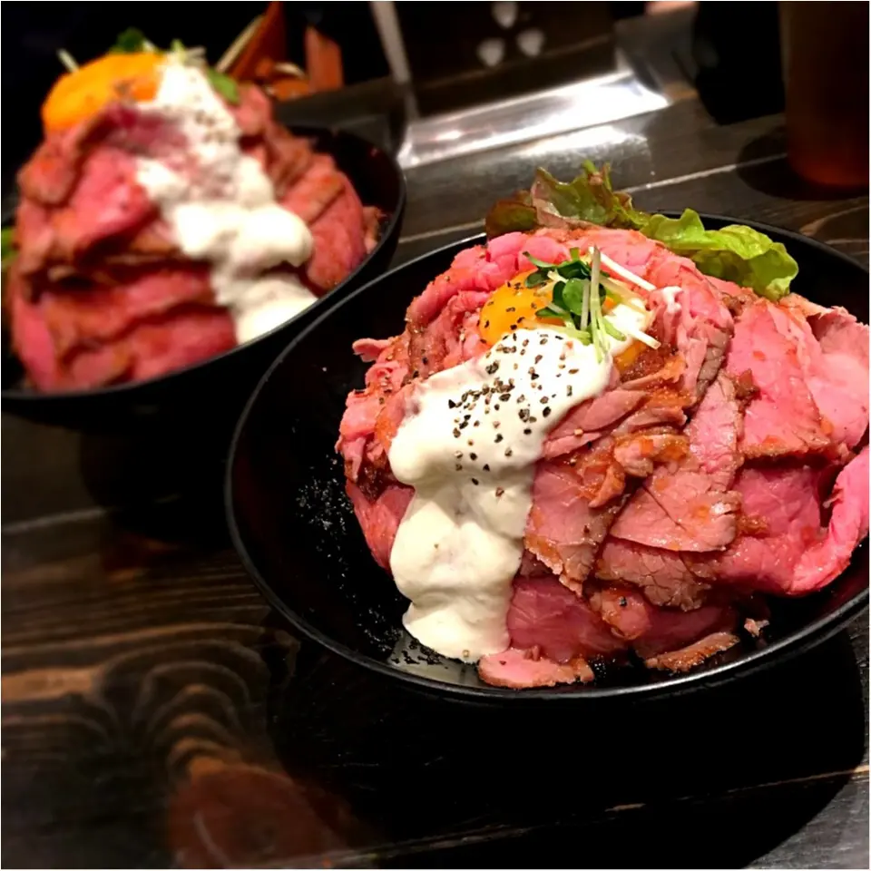 行列のできるローストビーフ丼のお店_4