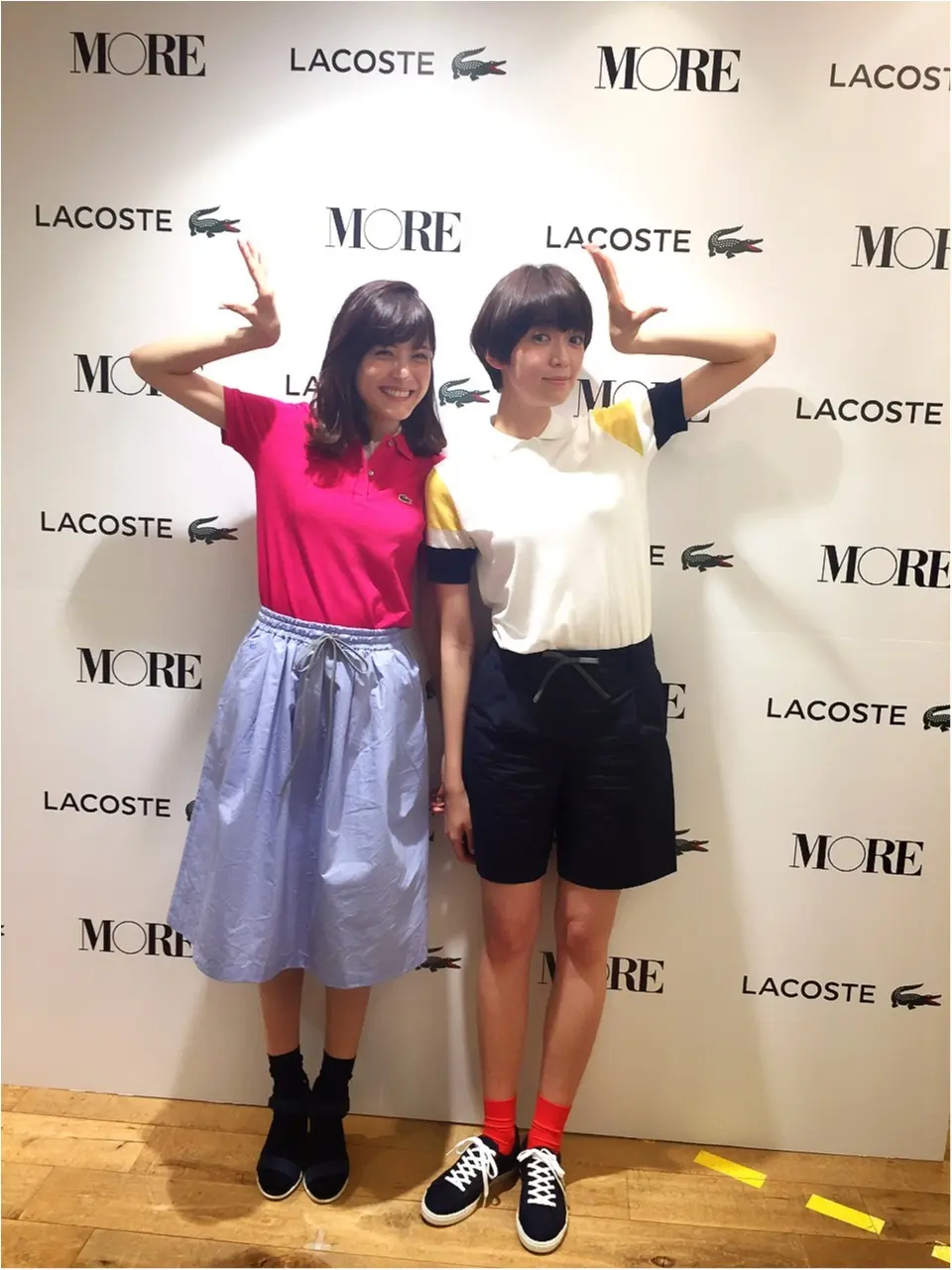 佐藤ありさ・佐藤栞里が1日店長に!ラコステのイベント・レポート♪_1