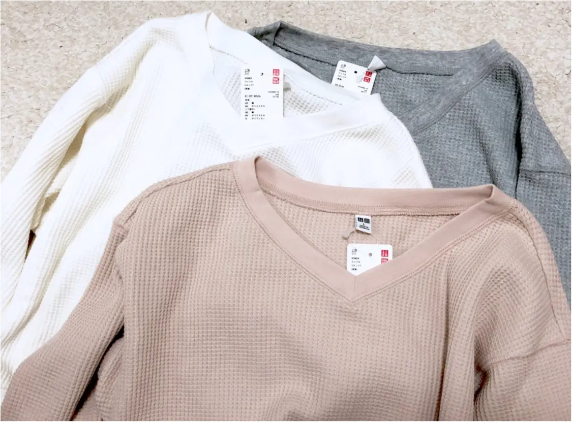 【UNIQLO】次なるヒットの予感⁈《ワッフルT》がリニューアルして再登場❤️_2