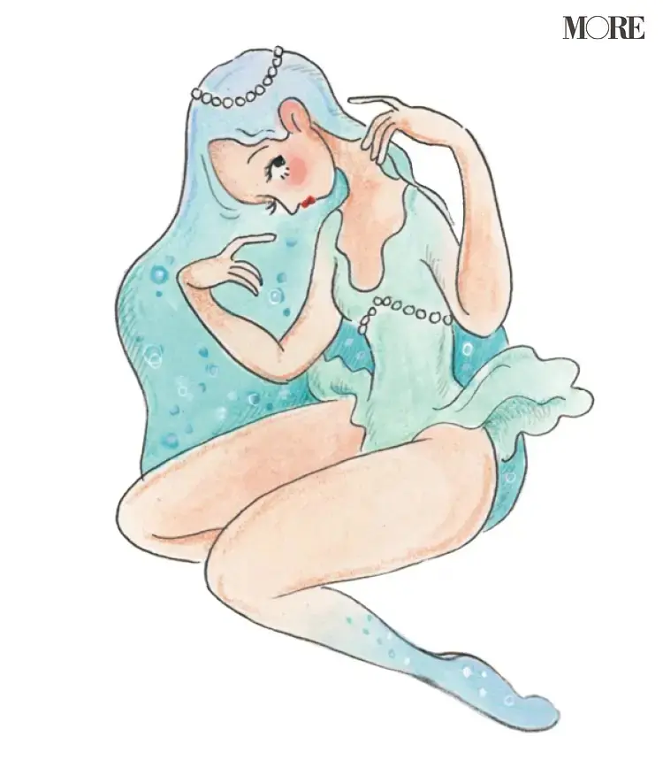 星ひとみ占いの海タイプのイラスト
