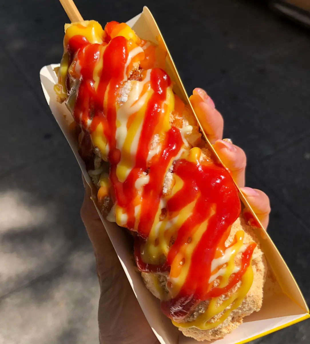 大阪にもあります♡今話題のインスタ映えFood!超のび〜るチーズにビックリ★_4